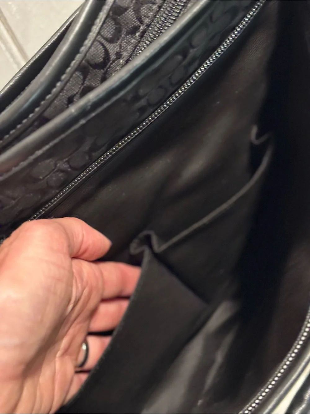 Coach Men’s Signature Jacquard Embassy Briefcase
